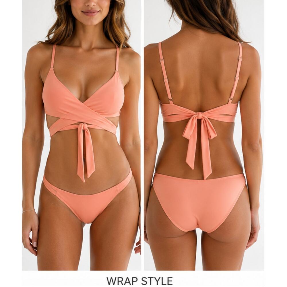 Melissa Odabash Indonesia Bikini Set L Top M Bottom NWT Designer Resort Luxury